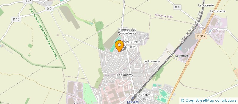 localisation de l'entreprise LE FAUBOURG THAI  ROISSY-EN-FRANCE