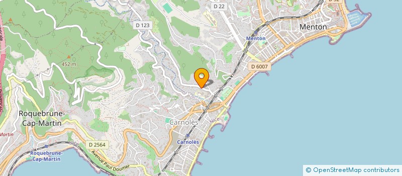 localisation de l'entreprise LE FAUCHEUR IMMOBILIER  MENTON