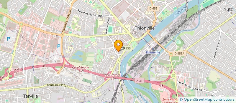 localisation de l'entreprise LE FAUCONNET à THIONVILLE