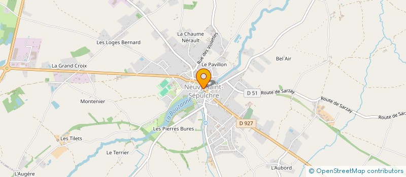 localisation de l'entreprise LE FAUTEUIL à NEUVY-SAINT-SEPULCHRE