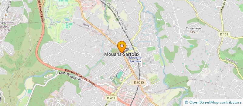 localisation de l'entreprise LE FAUTEUIL à MOUANS-SARTOUX