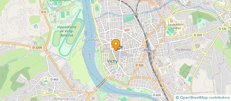 localisation de l'entreprise LE FAUTEUIL DE CHLOE à VICHY