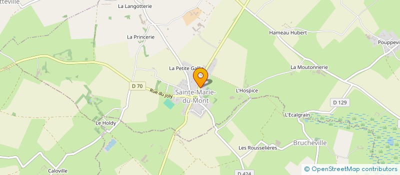 localisation de l'entreprise LE FAUTEUIL DE CHLOE  SAINTE-MARIE-DU-MONT