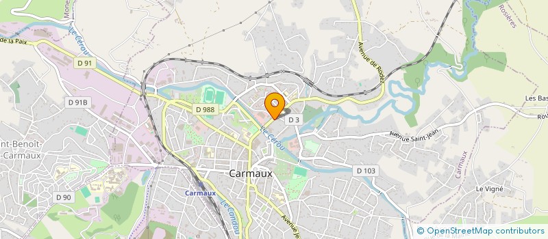 localisation de l'entreprise LE FAUTEUIL DE LEA  CARMAUX