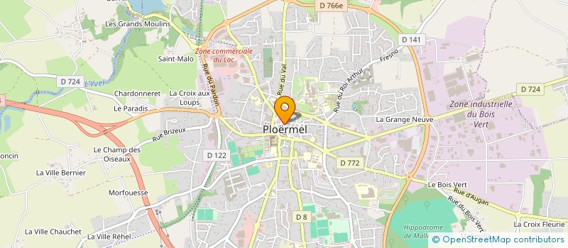 localisation de l'entreprise LE FAUTEUIL DU BARBIER  PLOERMEL