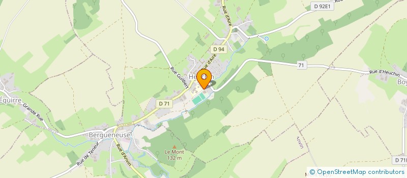 localisation de l'entreprise LE FAUX  HEUCHIN