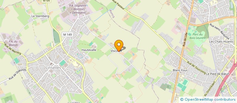 localisation de l'entreprise LE FAVALOU  LINSELLES