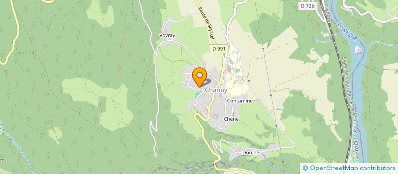 localisation de l'entreprise LE FAVIER  CHANAY