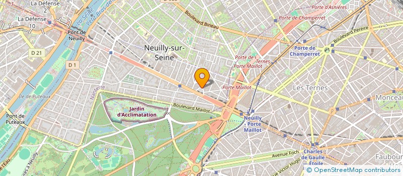 localisation de l'entreprise LE FAYEL INVESTISSEMENTS à NEUILLY-SUR-SEINE