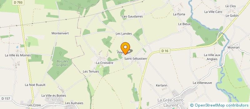 localisation de l'entreprise LE FEBVRIER à FORGES DE LANOUEE