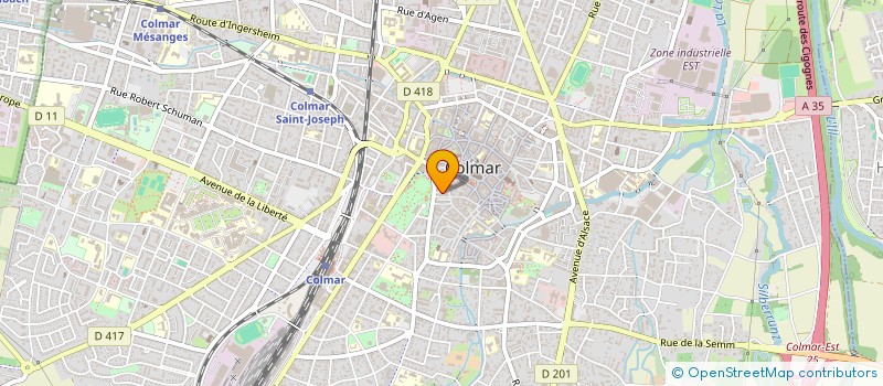 localisation de l'entreprise LE FEELING  COLMAR