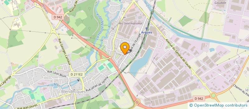 localisation de l'entreprise LE FEELING à ARQUES