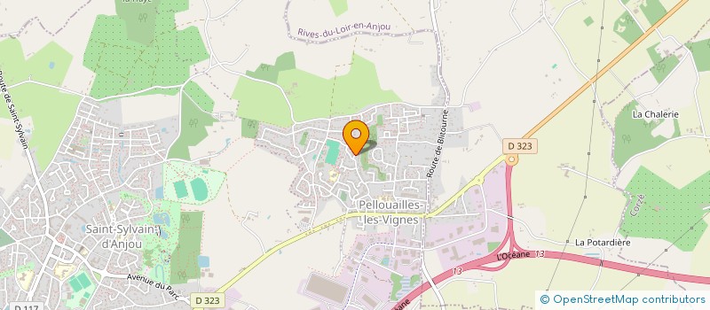 localisation de l'entreprise LE FEELING CLUB  VERRIERES-EN-ANJOU