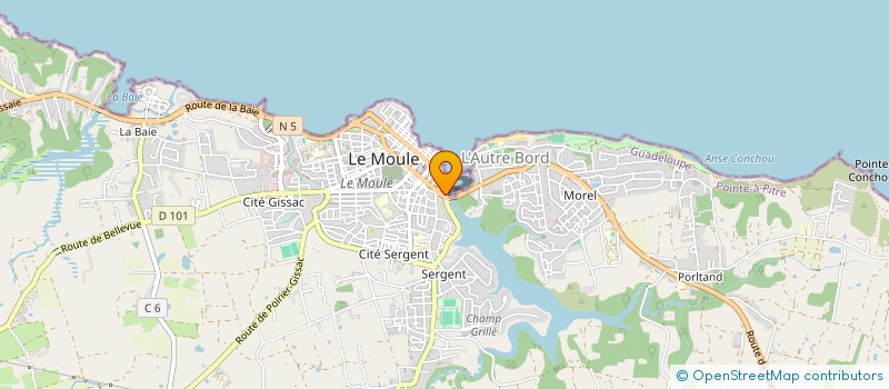 localisation de l'entreprise LE FEKSO GRILLADE à LE MOULE
