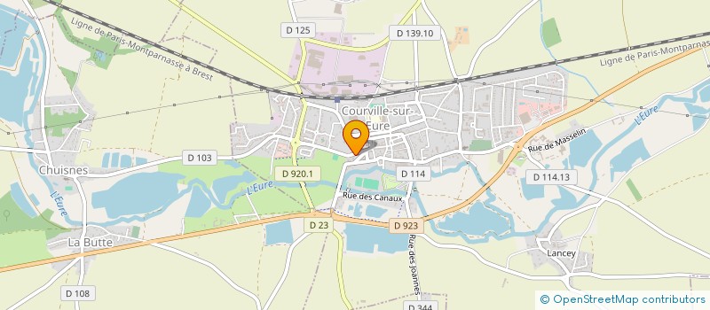 localisation de l'entreprise LE FELDEN à COURVILLE-SUR-EURE