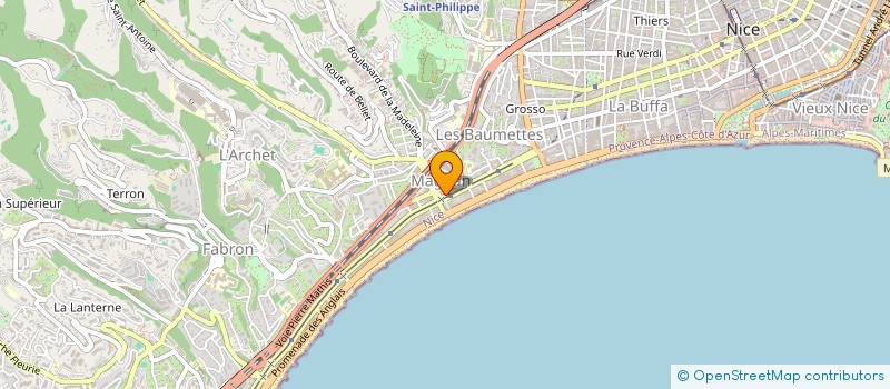 localisation de l'entreprise LE FELIX  NICE