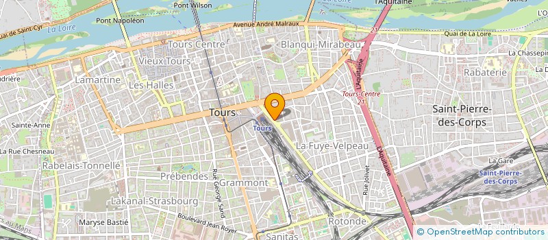 localisation de l'entreprise LE FEMINA  TOURS