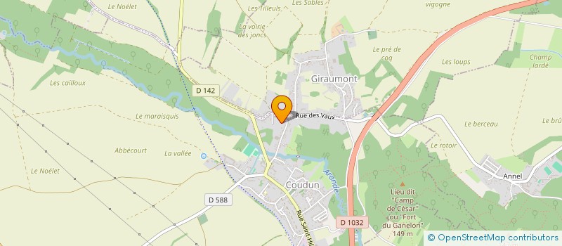 localisation de l'entreprise LE FENIX DE LOL'EAU à COUDUN