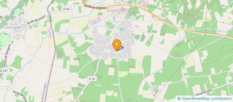 localisation de l'entreprise LE FENOUILLON  GRILLON