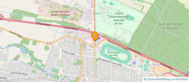 localisation de l'entreprise LE FER A CHEVAL  LONS