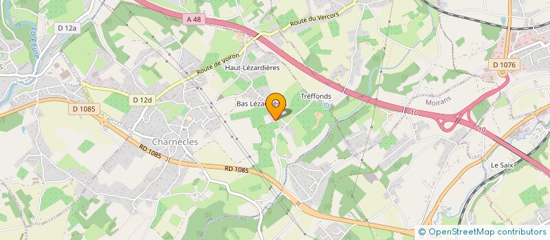 localisation de l'entreprise LE FER A CHEVAL  CHARNECLES