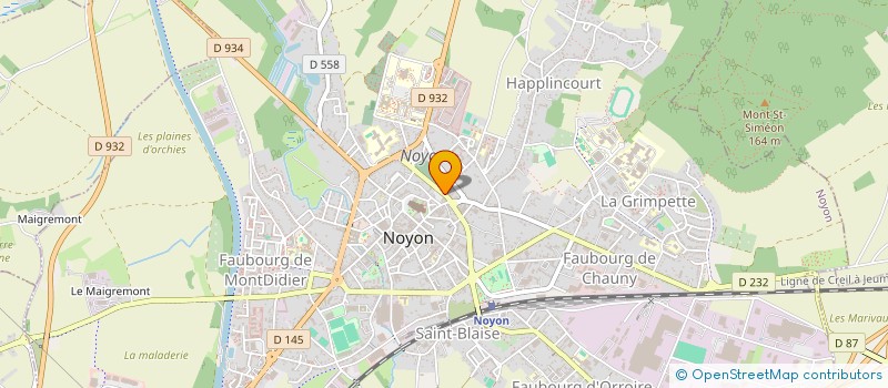 localisation de l'entreprise LE FER A REPASSER à NOYON