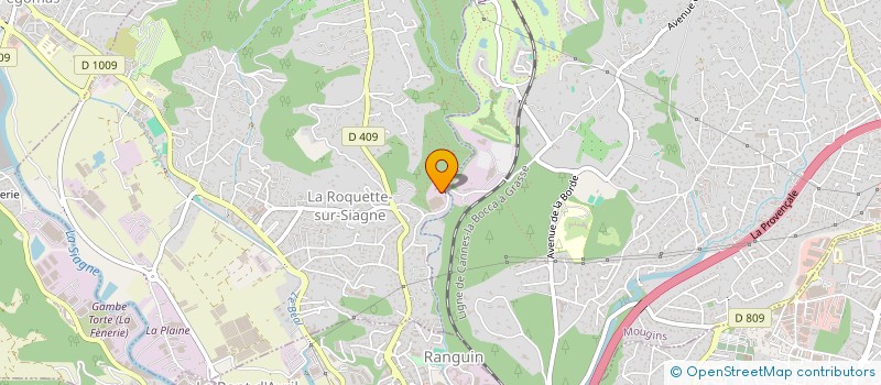 localisation de l'entreprise LE FER AUJOURD HUI à LA ROQUETTE-SUR-SIAGNE