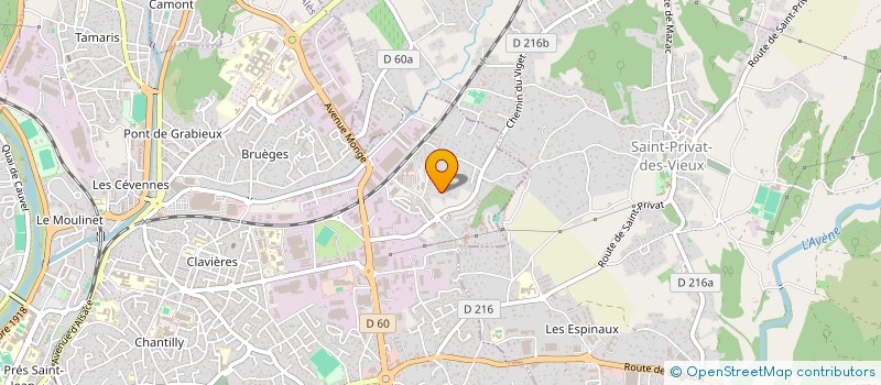 localisation de l'entreprise LE FER FORGE CEVENOL à ALES
