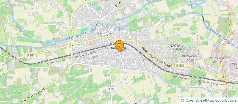 localisation de l'entreprise LE FER PROVENCAL à LE THOR