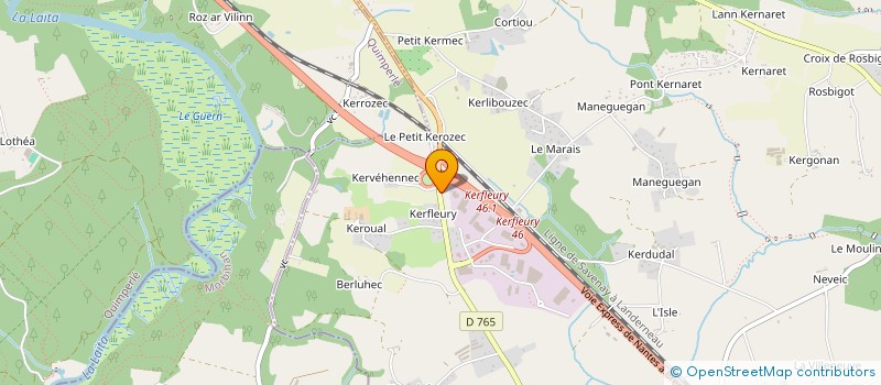 localisation de l'entreprise LE FER T.P. à REDENE