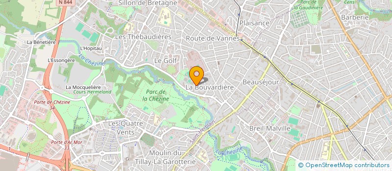 localisation de l'entreprise LE FERMENT à SAINT-HERBLAIN