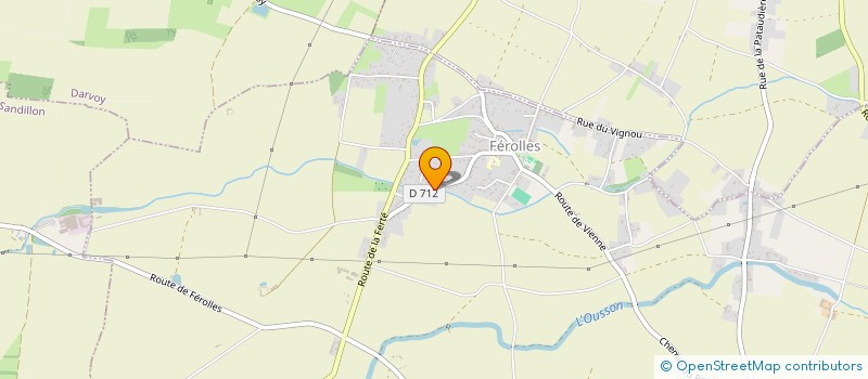 localisation de l'entreprise LE FEROLLIOT à FEROLLES