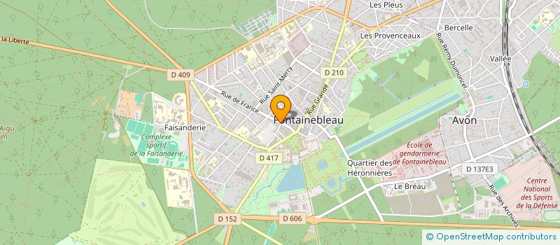 localisation de l'entreprise LE FERRARE à FONTAINEBLEAU