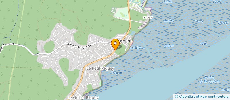 localisation de l'entreprise LE FERRET VICHE - LA CEVICHERIA à LEGE-CAP-FERRET