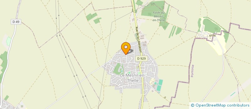 localisation de l'entreprise LE FESTIF  LE MESNIL-EN-THELLE