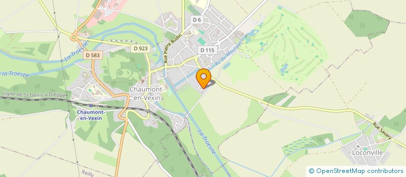 localisation de l'entreprise LE FESTIN IMAGINAIRE  CHAUMONT-EN-VEXIN