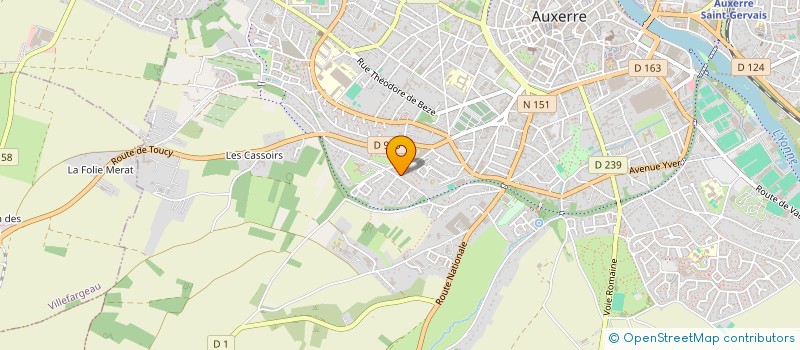 localisation de l'entreprise LE FESTIN SUR ROUE  AUXERRE