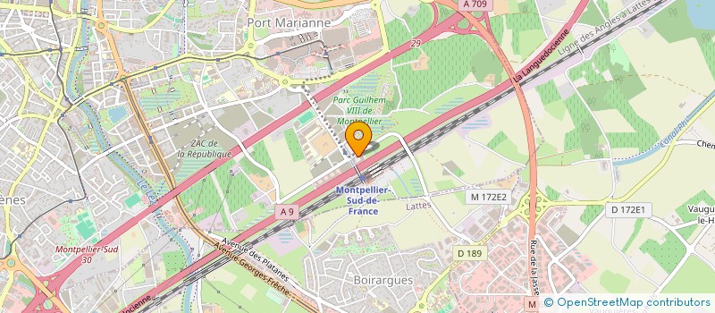 localisation de l'entreprise LE FESTIV'ALL à MONTPELLIER
