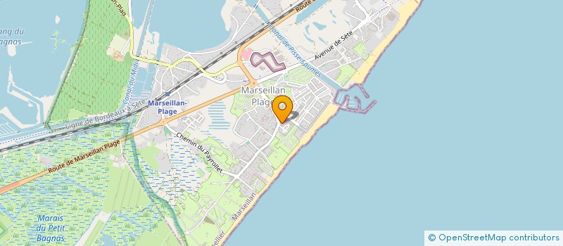 localisation de l'entreprise LE FESTIVAL à MARSEILLAN