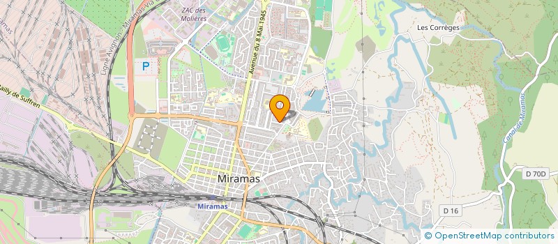 localisation de l'entreprise LE FESTIVAL à MIRAMAS