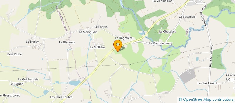 localisation de l'entreprise LE FESTIVAL DU FEU  GUIGNEN