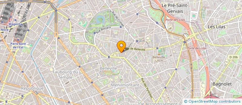 localisation de l'entreprise LE FEU DU LAC  PARIS