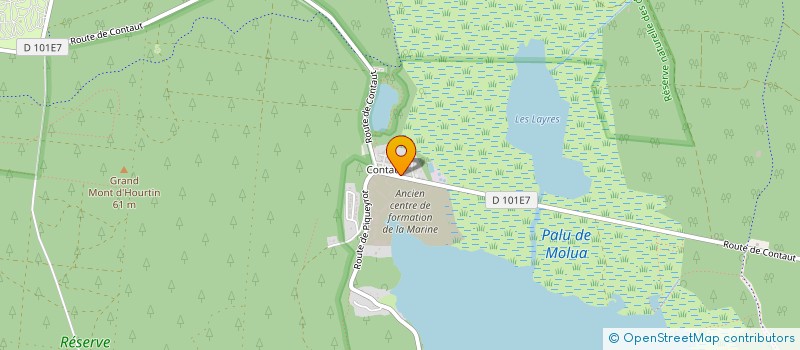 localisation de l'entreprise LE FEU FOLLET  HOURTIN