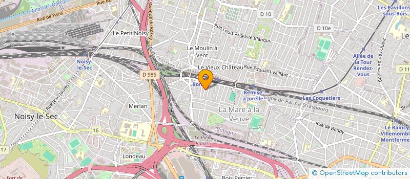 localisation de l'entreprise LE FEU HUMAIN  BONDY