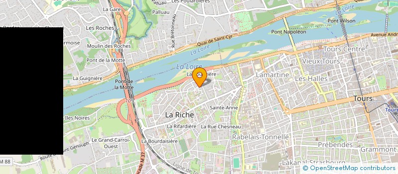 localisation de l'entreprise LE FEU L EAU L AIR LA TERRE ET LE SON  LA RICHE