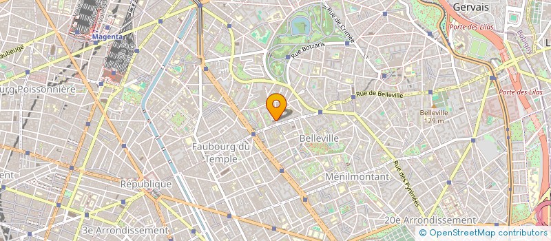 localisation de l'entreprise LE FEU LE FEU  PARIS