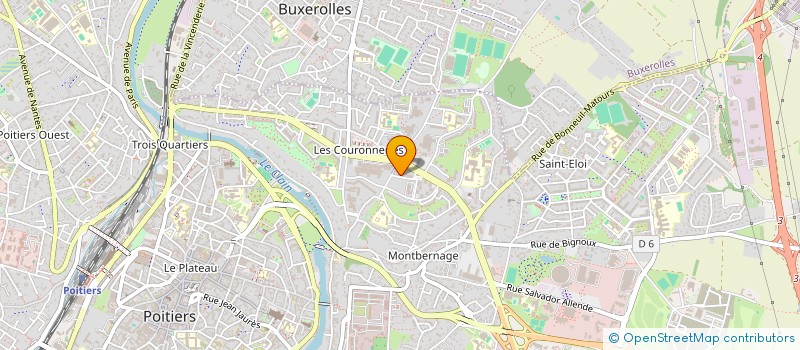 localisation de l'entreprise LE FEU ROUGE - EDITIONS FLBLB - POITIERS  POITIERS