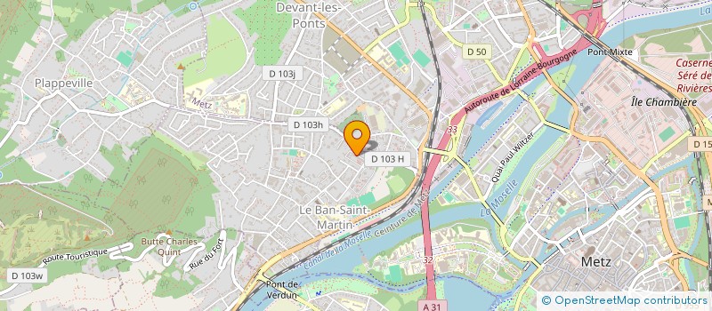 localisation de l'entreprise LE FEU SACRE à LE BAN-SAINT-MARTIN