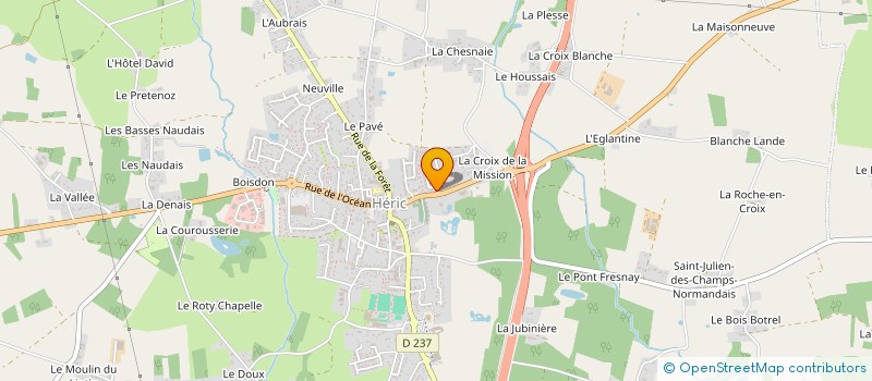 localisation de l'entreprise LE FEUILLETON FRANCAIS  HERIC