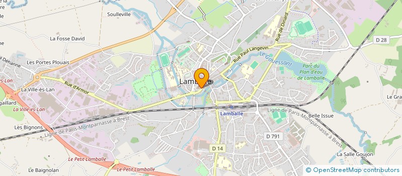 localisation de l'entreprise LE FEUVRE à LAMBALLE-ARMOR